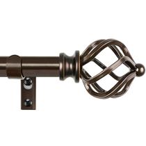 Varão de Cortina Ajustável KAMANINA 210-280 cm Bronze Varão de Cortina Ajustável KAMANINA 210-280 cm Bronze