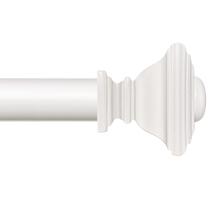 Varão de cortina BRIOFOX branco ajustável 70-120 cm Heavy Duty