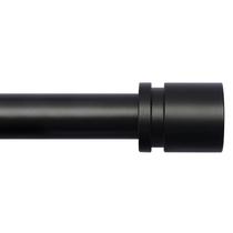 Varão de cortina Byondeth ajustável de 40-120 cm de alumínio preto Varão de cortina Byondeth ajustável de 40-120 cm de alumínio preto