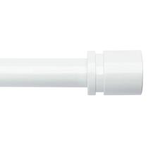 Varão de cortina Byondeth ajustável de 40 a 224 cm em alumínio branco Varão de cortina Byondeth ajustável de 40 a 224 cm em alumínio branco