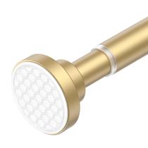 Varão de cortina de chuveiro AIZESI Gold ajustável de 107-188 cm em aço inoxidável