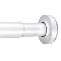 Varão de cortina de chuveiro Amazer Bath Spring Tension 80-190 cm branco Varão de cortina de chuveiro Amazer Bath Spring Tension 80-190 cm branco