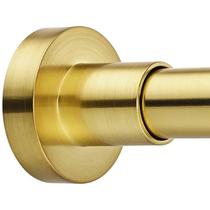 Varão de cortina de chuveiro BRIOFOX ajustável 45-127 cm em ouro escovado