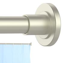 Varão de cortina de chuveiro CorkLatta Brushed Nickel 80-230cm Varão de cortina de chuveiro CorkLatta Brushed Nickel 80-230cm
