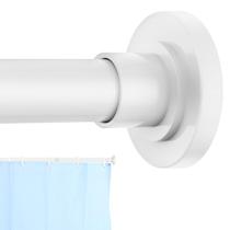 Varão de cortina de chuveiro CorkLatta White 80-173cm em aço inoxidável Varão de cortina de chuveiro CorkLatta White 80-173cm em aço inoxidável