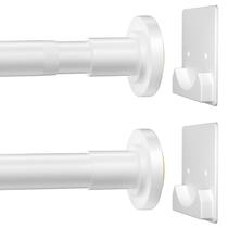 Varão de cortina de chuveiro CorkLatta White Inox 32-92cm