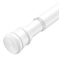 Varão de cortina de tensão AIZESI ajustável 115-195cm branco