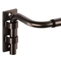 Varão de cortina ENJOYBASICS Blackout 66-120 cm de bronze ajustável