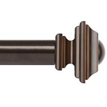 Varão de cortina KAMANINA Bronze 180 a 360 cm para serviços pesados 2,5 cm