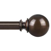 Varão de cortina KAMANINA Long 168 a 305 cm Bronze Heavy Duty Varão de cortina KAMANINA Long 168 a 305 cm Bronze Heavy Duty
