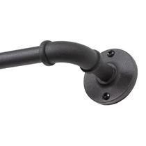 Varão de cortina Kenney Adler para uso interno/externo preto 70-120 cm Varão de cortina Kenney Adler para uso interno/externo preto 70-120 cm