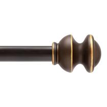 Varão de cortina Kenney Kendall Knob Window 76-218 cm Bronze Varão de cortina Kenney Kendall Knob Window 76-218 cm Bronze
