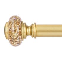 Varão de cortina OLV Gold Vintage Crystal 30-41 cm ajustável
