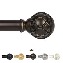 Varão de cortina TANGWIN Bronze Farmhouse 90-220cm ajustável