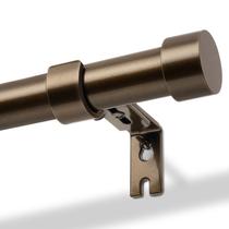 Varão de cortina Zeerobee 2,5-5 m Bronze Heavy Duty 2,5 cm