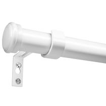 Varão de Cortina Zeerobee Ajustável 40-70 cm Resistente Branco