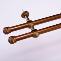 Varão Duplo para Cortina de 3 Metros Espessura 19mm - Ouro Velho