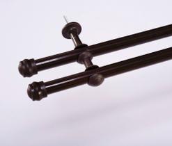 Varão Duplo para Cortina de 4 Metros Espessura 19mm - Ouro Velho