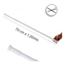 Varão Extensível Ajustável Cortina Box Porta 70cm até 1,20cm