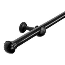 Varão para Cortina 2 metros Kit 28mm Bastão Suporte Simples