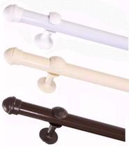 Varão Para Cortina 6 Metros Simples 19mm Com Ponteira
