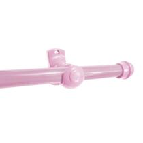 Varão Simples 2,00 Metros Para Cortina 19mm Kit Com Suporte