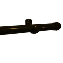 Varão Simples 2,00 metros para Cortina 28mm Kit Com Suporte
