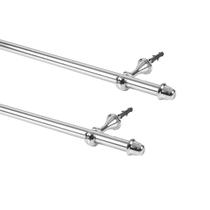 Varão Simples para Cortina de 2 Metros Espessura 19mm - Prata Varão Simples para Cortina de 2 Metros Espessura 19mm - Prata
