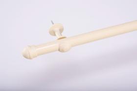 Varão Simples para Cortina de 3 Metros 19mm Kit Completo