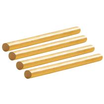 Varas de latão Tynulox 9,5 mm x 20,4 cm, 4 unidades para alfinetes de faca Varas de latão Tynulox 9,5 mm x 20,4 cm, 4 unidades para alfinetes de faca