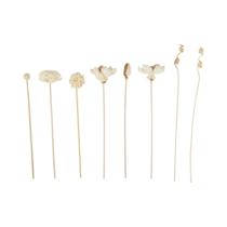 Varas Difusoras De Rattan Flor De Lótus, 8 Peças, Fragrância Artificial, Recarga, Faça Você Mesmo,