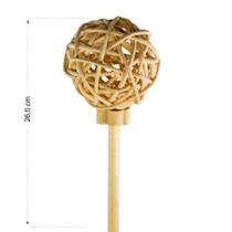 Vareta Bolinha Rustica Natural Vareta Bolinha Rustica Natural