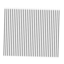 Vareta de aço inoxidável LZZOEAGH 2,5 mm x 406 mm 30 unidades para artesanato DIY Vareta de aço inoxidável LZZOEAGH 2,5 mm x 406 mm 30 unidades para artesanato DIY