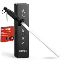 Vareta de afiação cerâmica Kimura Professional 25 cm com grão 1200
