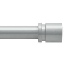 Vareta de cortina Byondeth ajustável 40-224 cm de alumínio prateado cinza Vareta de cortina Byondeth ajustável 40-224 cm de alumínio prateado cinza