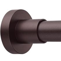 Vareta de cortina de chuveiro BRIOFOX ajustável 45-200cm em aço inoxidável