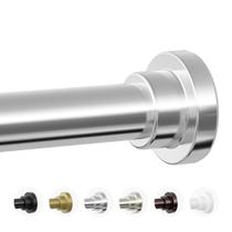 Vareta de cortina de chuveiro Mcrbeay Heavy Duty Tension 70-117 cm prata Vareta de cortina de chuveiro Mcrbeay Heavy Duty Tension 70-117 cm prata