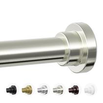 Vareta de cortina de chuveiro Mcrbeay Heavy Duty Tension 70-117cm Níquel Vareta de cortina de chuveiro Mcrbeay Heavy Duty Tension 70-117cm Níquel