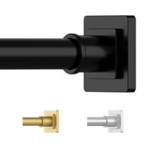Vareta de cortina de chuveiro UIOSANRT ajustável 80-200 cm antiferrugem