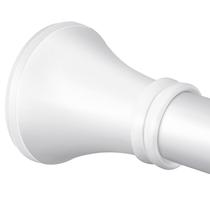 Vareta de cortina de chuveiro YNL em aço inoxidável branco 90-210cm