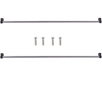 Vareta de cortina de faixa YYST Tipo A giratória de 40 a 100 cm preta Vareta de cortina de faixa YYST Tipo A giratória de 40 a 100 cm preta