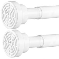 Vareta de cortina de tensão AIZESI branca 75-160 cm, antiderrapante, 2 peças