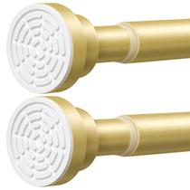 Vareta de cortina de tensão AIZESI Gold 75-160 cm, 2 peças, antiderrapante