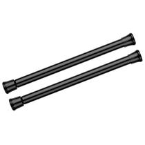 Vareta de cortina de tensão AIZESI Spring Tension 70-120 cm preta 2 unidades