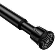 Vareta de cortina de tensão AIZESI Spring Tension 70-120cm preta