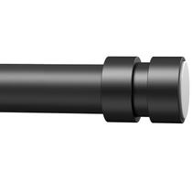 Vareta de cortina de tensão BRIOFOX ajustável 81 a 198 cm, preto fosco Vareta de cortina de tensão BRIOFOX ajustável 81 a 198 cm, preto fosco