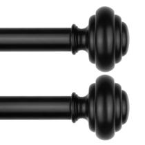 Vareta de cortina KAMANINA 32-58 polegadas (80-147 cm) com acabamentos modernos