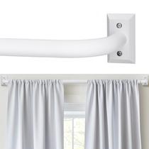 Vareta de cortina ZYRW ajustável branca 168-386 cm Heavy Duty Vareta de cortina ZYRW ajustável branca 168-386 cm Heavy Duty
