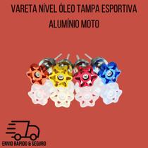 Vareta Nível Óleo Tampa Esportiva Alumínio Moto - Online