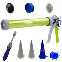 Vareta redonda de néon 620AL-Neon Neon Caulk Gun para recém-nascidos com cano de alumínio Vareta redonda de néon 620AL-Neon Neon Caulk Gun para recém-nascidos com cano de alumínio